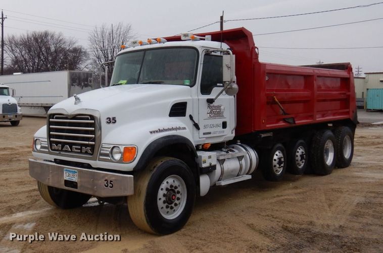 image for item KU9883 2006 Mack CV713 Granite  dump truck