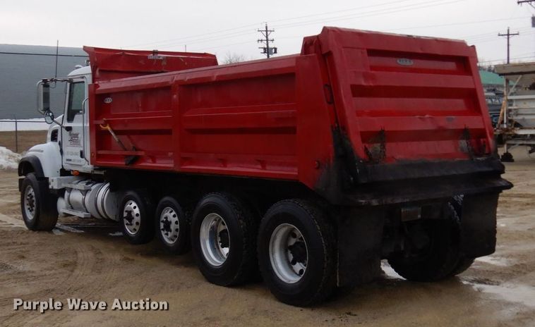 image for item KU9883 2006 Mack CV713 Granite  dump truck