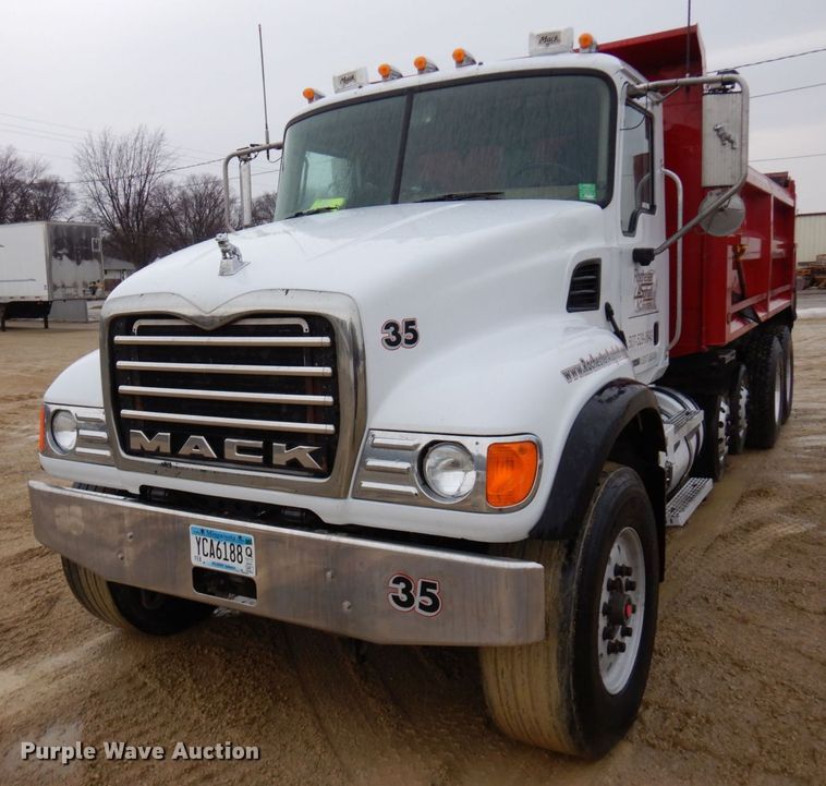 image for item KU9883 2006 Mack CV713 Granite  dump truck