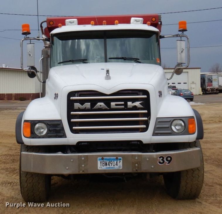 image for item KU9884 2002 Mack CV713 Granite  dump truck