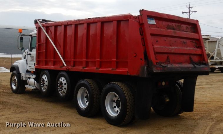 image for item KU9884 2002 Mack CV713 Granite  dump truck