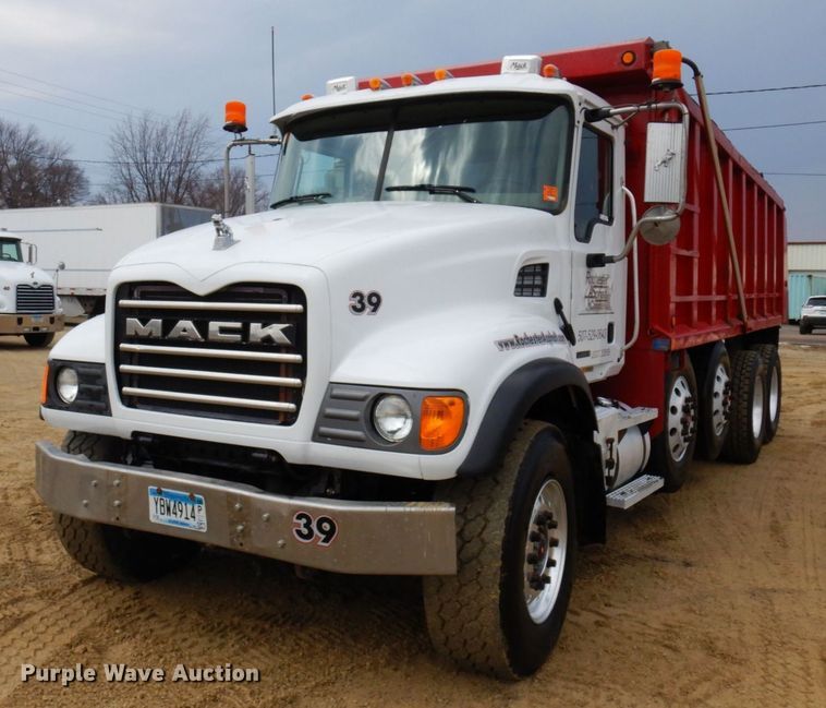 image for item KU9884 2002 Mack CV713 Granite  dump truck