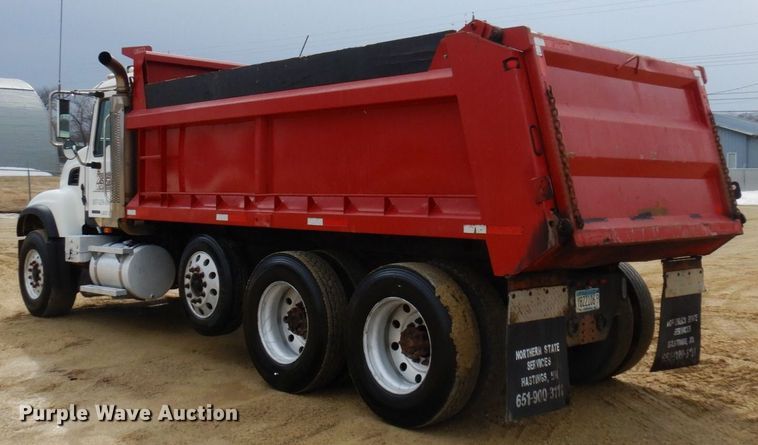 image for item KU9885 2003 Mack CV713 Granite  dump truck