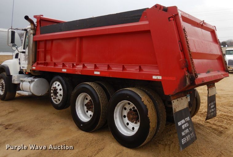 image for item KU9885 2003 Mack CV713 Granite  dump truck