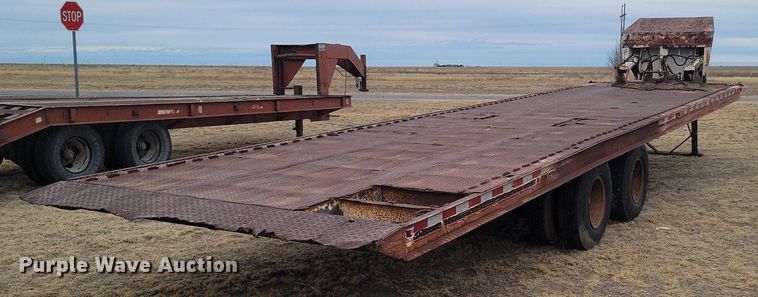 image for item LG9402 1976 Dakota Trail-EZE  tilt deck equipment trailer