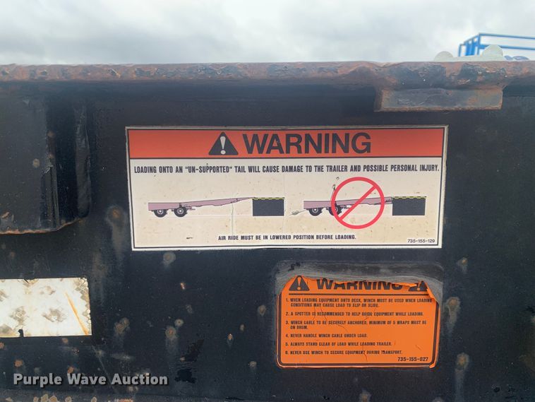 image for item LI9157 2005 Trail King TK70HT-482  drop deck trailer