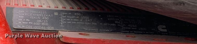 image for item LI9161 2016 Freightliner Cascadia  semi truck