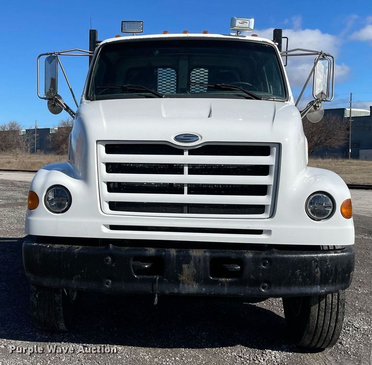 image for item LJ9545 2000 Sterling L7500  flatbed truck
