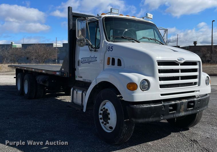 image for item LJ9545 2000 Sterling L7500  flatbed truck