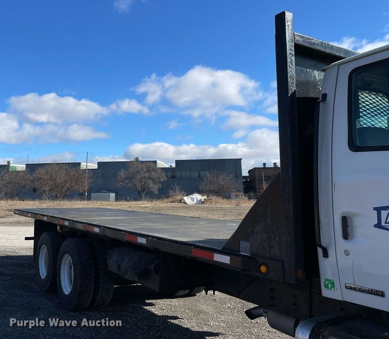 image for item LJ9545 2000 Sterling L7500  flatbed truck