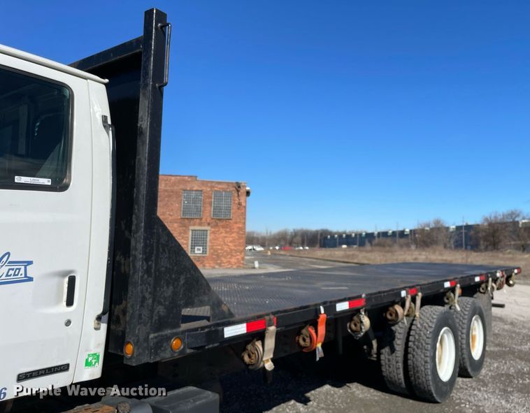 image for item LJ9545 2000 Sterling L7500  flatbed truck