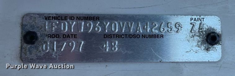 image for item LJ9548 1997 Ford LTA9000  semi truck