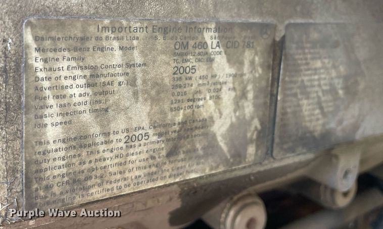 image for item LJ9550 2006  Sterling  semi truck