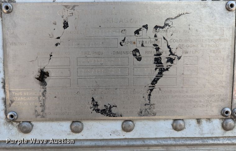 image for item LP9250 2005 Great Dane 7411TP-SA  dry van trailer