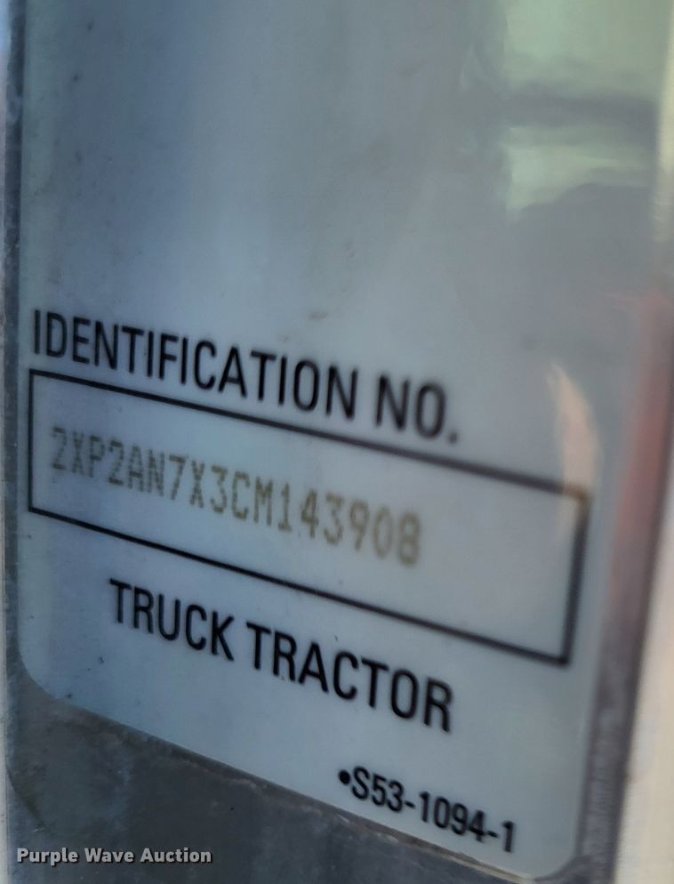 image for item LR9203 2012 Peterbilt 337  semi truck