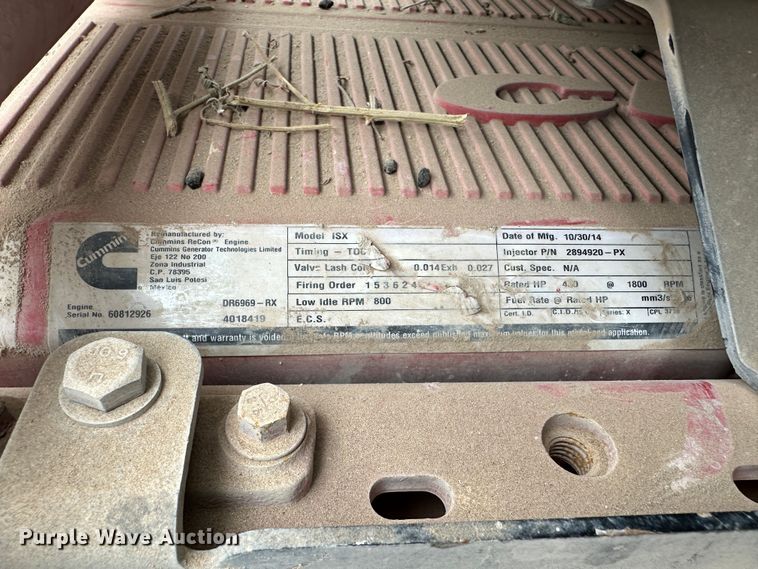 image for item LT9208 2012 Kenworth T800  semi truck