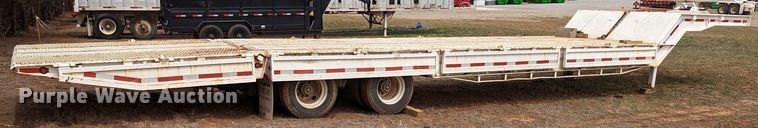 image for item MN9840 1976 Muv-All 4534A  drop deck equipment trailer