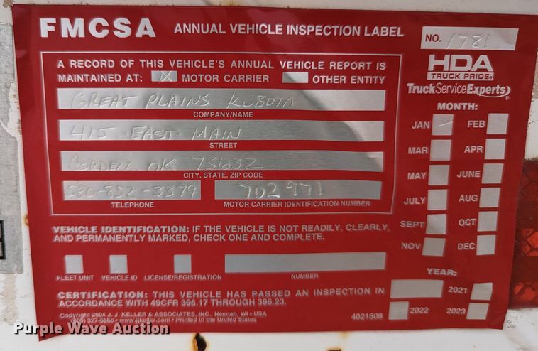 image for item MN9840 1976 Muv-All 4534A  drop deck equipment trailer