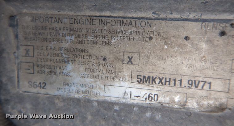 image for item MO9599 2006 Mack Granite  semi truck