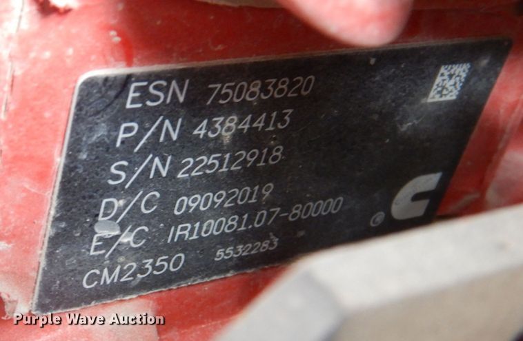 image for item MO9600 2020 Western Star 4700SB  semi truck