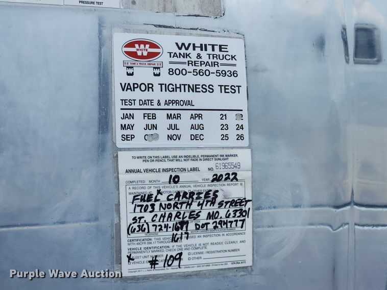 image for item MW9617 1991 Heil  tank trailer