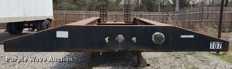 image for item MW9631 1999 Nuttal 235LB  drop deck equipment trailer