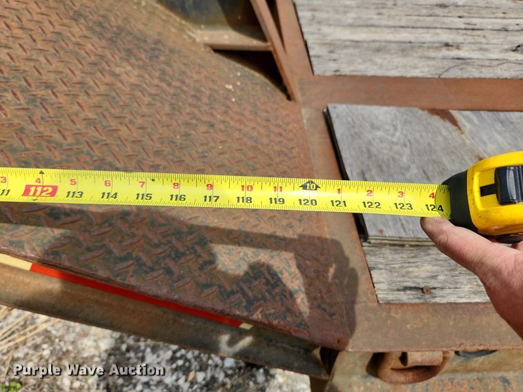 image for item MW9631 1999 Nuttal 235LB  drop deck equipment trailer