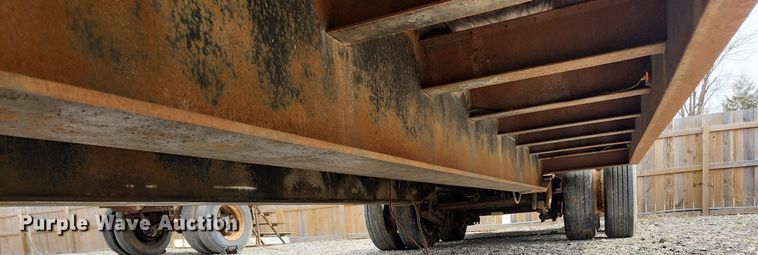 image for item MW9631 1999 Nuttal 235LB  drop deck equipment trailer