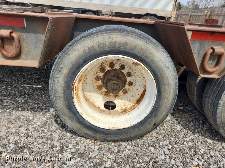 image for item MW9631 1999 Nuttal 235LB  drop deck equipment trailer