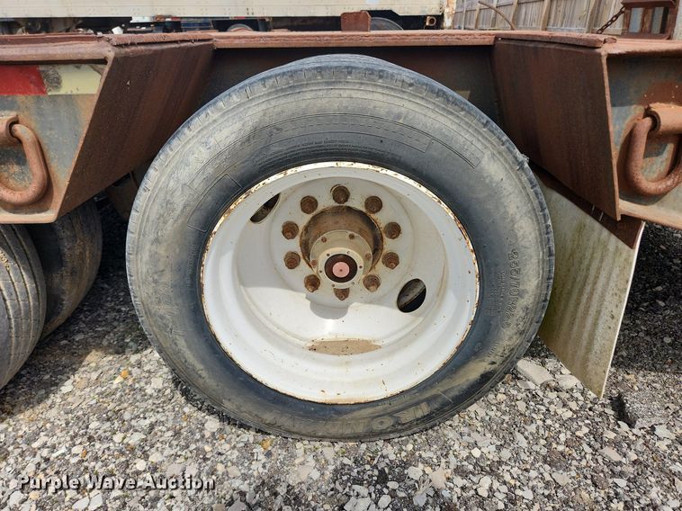 image for item MW9631 1999 Nuttal 235LB  drop deck equipment trailer