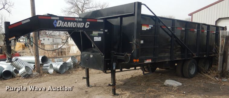 image for item DJ7014 2019 Diamond C  end dump trailer