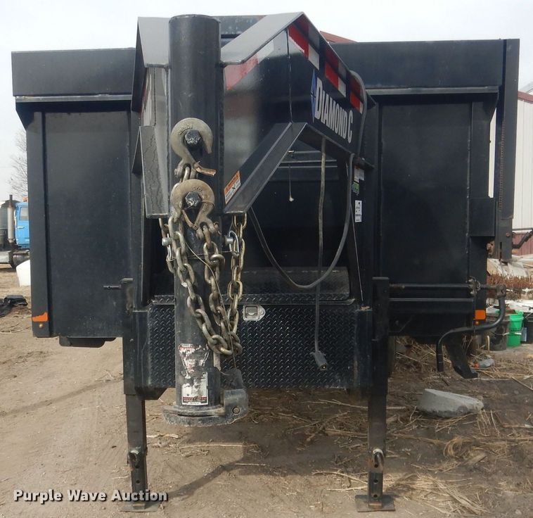 image for item DJ7014 2019 Diamond C  end dump trailer