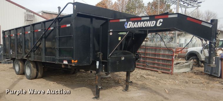 image for item DJ7014 2019 Diamond C  end dump trailer