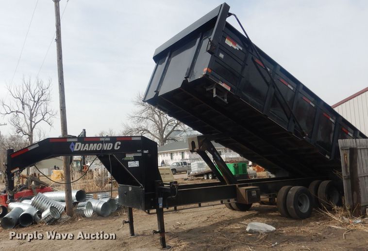 image for item DJ7014 2019 Diamond C  end dump trailer