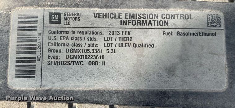 image for item DL7137 2013 Chevrolet Express 1500  van