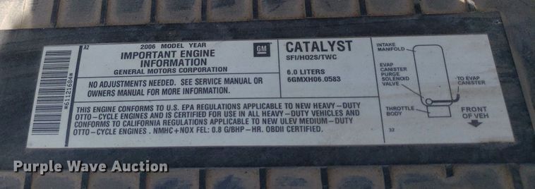 image for item DQ0534 2006 Chevrolet Express  school bus