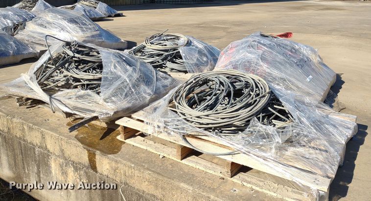 image for item DQ1636 (4) pallets of 3/8" diameter cable