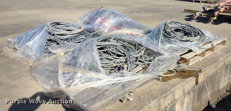 image for item DQ1636 (4) pallets of 3/8" diameter cable