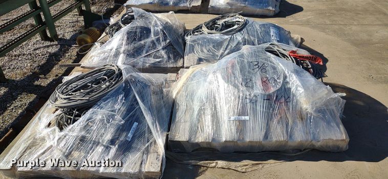 image for item DQ1636 (4) pallets of 3/8" diameter cable