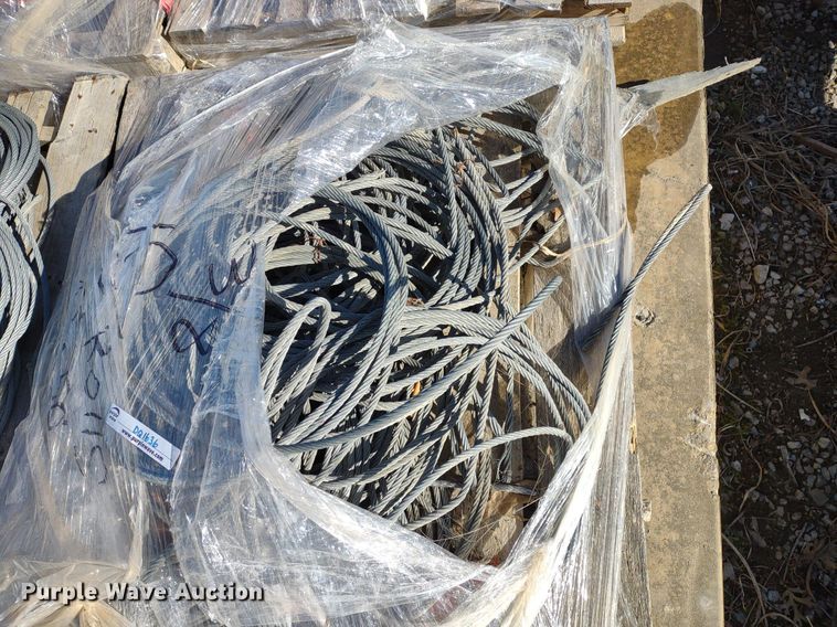 image for item DQ1636 (4) pallets of 3/8" diameter cable