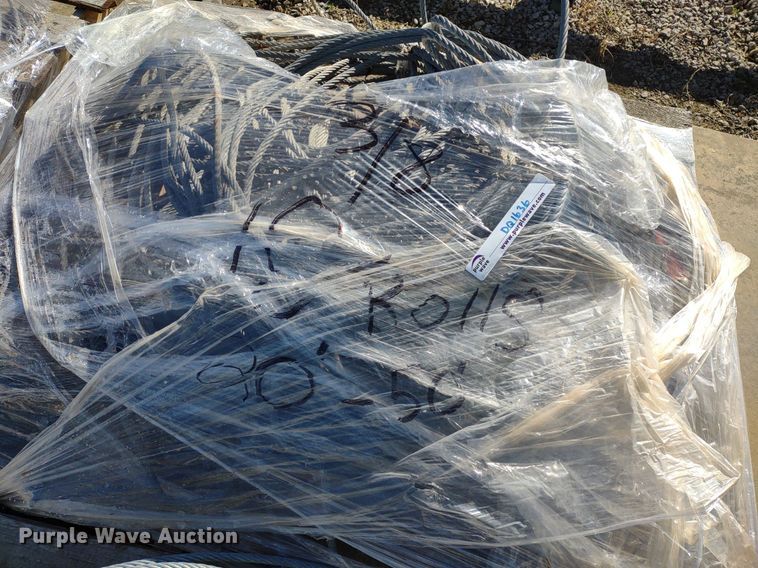 image for item DQ1636 (4) pallets of 3/8" diameter cable