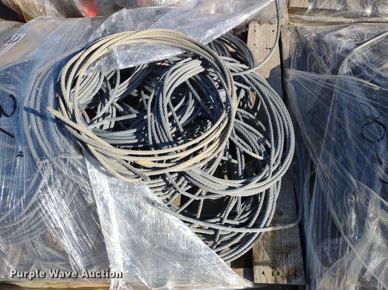 image for item DQ1636 (4) pallets of 3/8" diameter cable