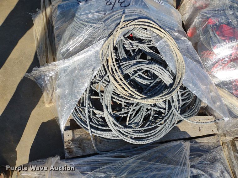 image for item DQ1636 (4) pallets of 3/8" diameter cable