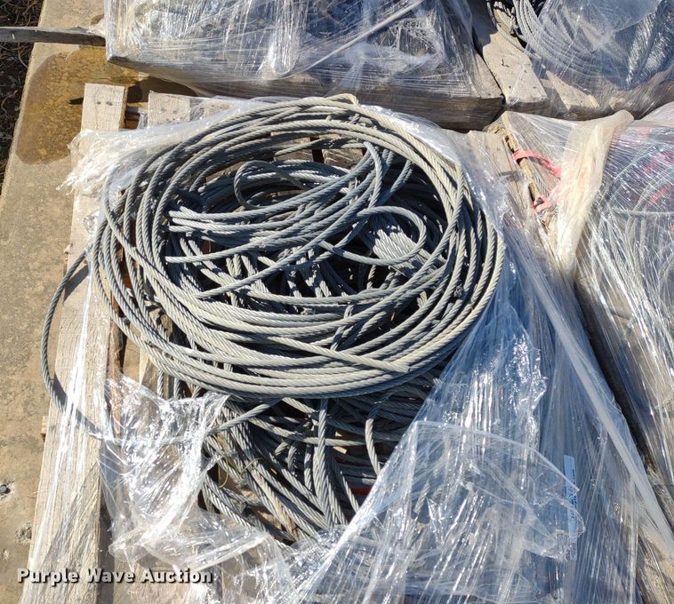 image for item DQ1636 (4) pallets of 3/8" diameter cable
