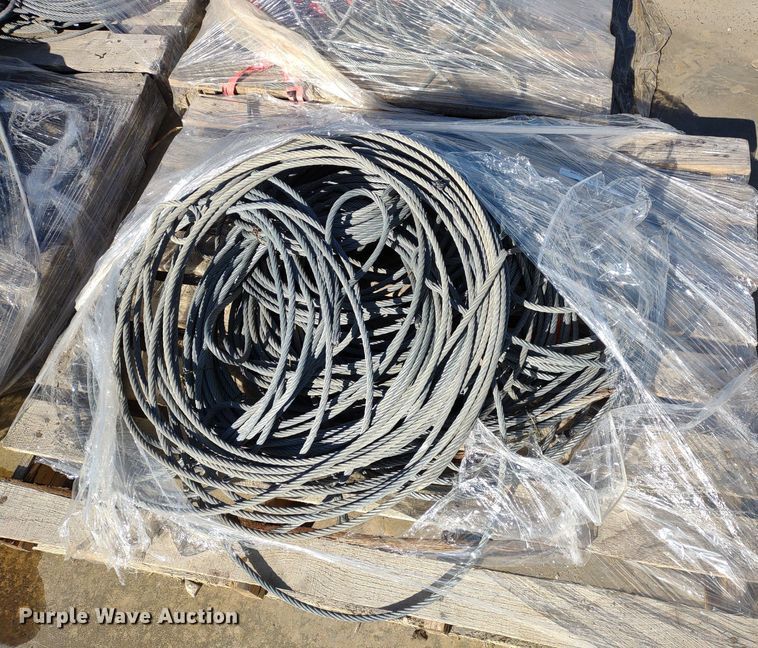 image for item DQ1636 (4) pallets of 3/8" diameter cable
