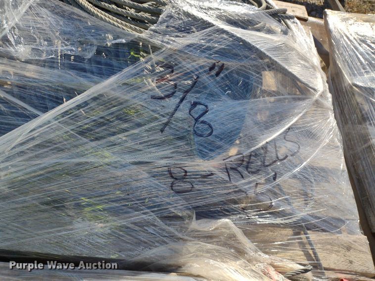 image for item DQ1636 (4) pallets of 3/8" diameter cable