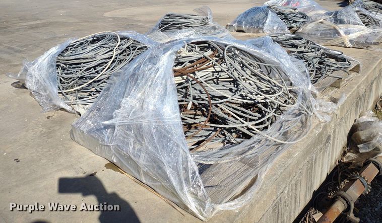 image for item DQ1637 (4) pallets of 3/8" diameter cable