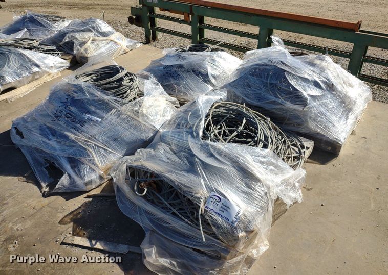 image for item DQ1637 (4) pallets of 3/8" diameter cable