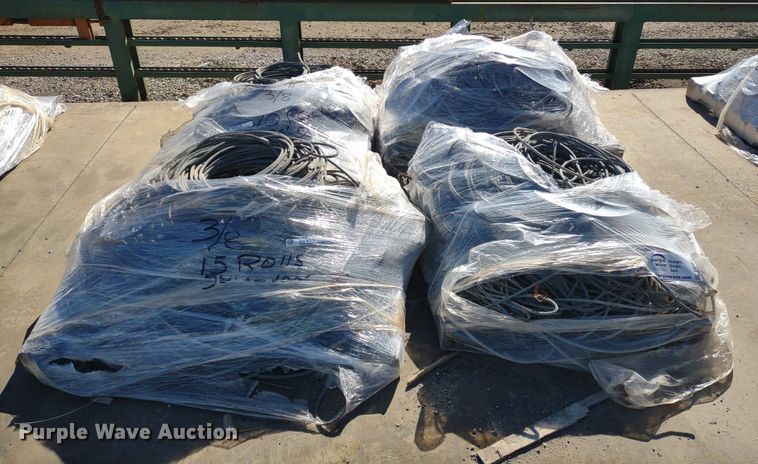 image for item DQ1637 (4) pallets of 3/8" diameter cable