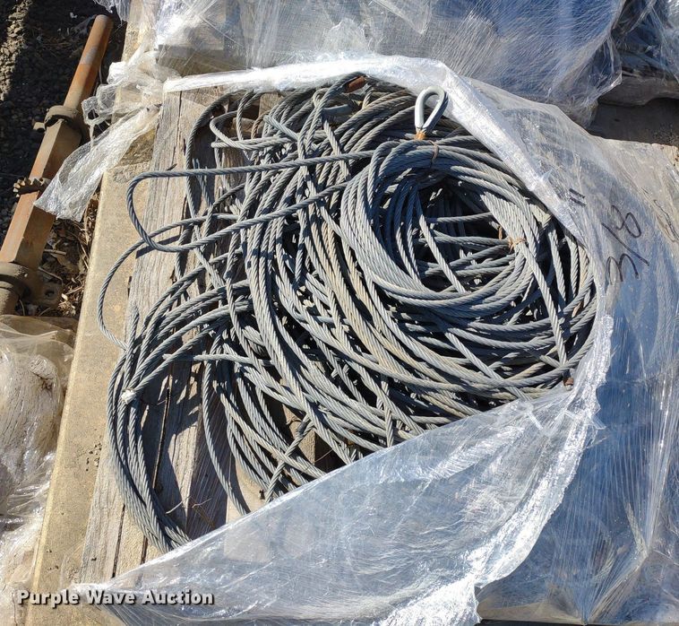 image for item DQ1637 (4) pallets of 3/8" diameter cable